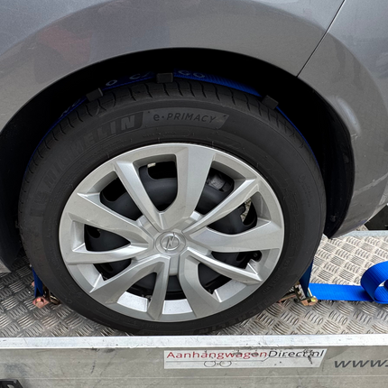 Novio Sangle d’arrimage pour porte-voiture - 250x5 cm - charge de rupture 860 kg