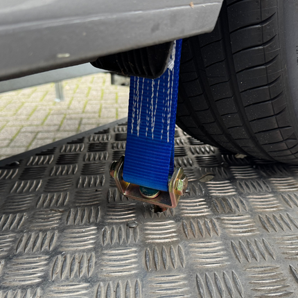 Novio Sangle d’arrimage pour porte-voiture - 250x5 cm - charge de rupture 860 kg