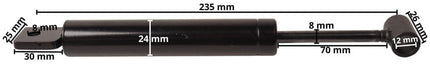 Peitz Amortisseur à inertie PAV/ SR2.7 version M longueur 235mm