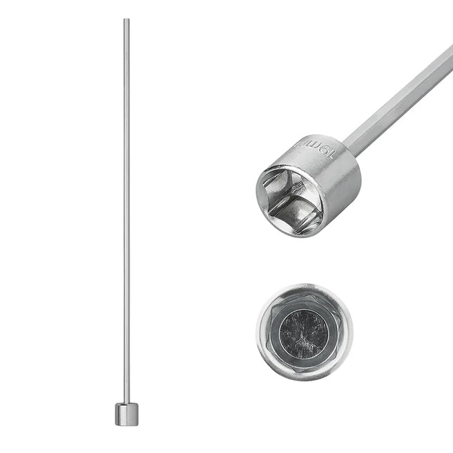 ProPlus Adaptateur de rallonge 440 mm / 19 mm pour pied d'angle - convient à presque tous les types de caravanes