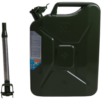 ProPlus Bidon métallique - 20 litres - idéal pour le stockage de carburant sur les bateaux par exemple