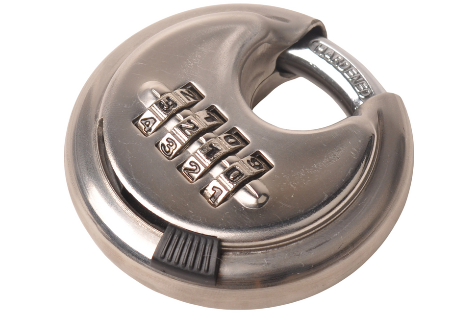 ProPlus Blocage de disque (70 mm) avec combinaison de chiffres.