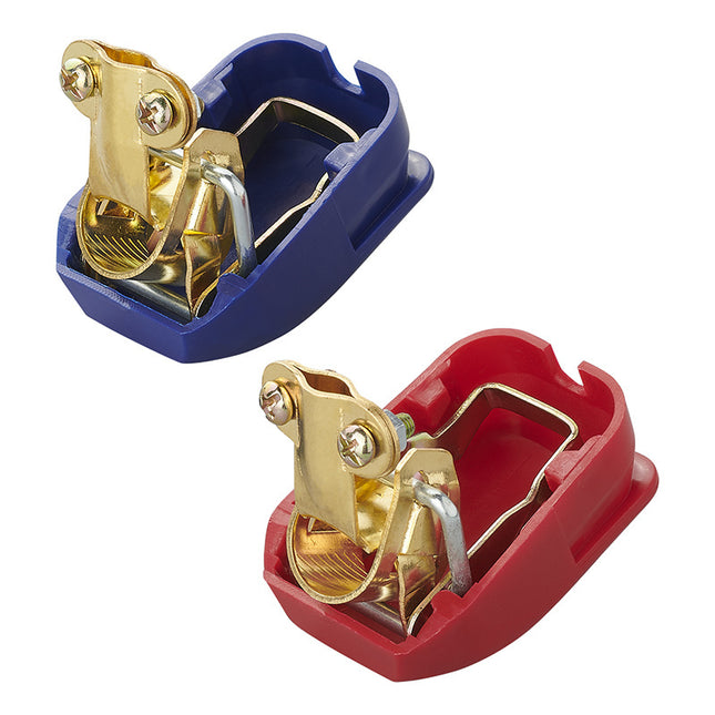 ProPlus Cosses de batterie (+) et (-) avec connexion rapide - 12-24V