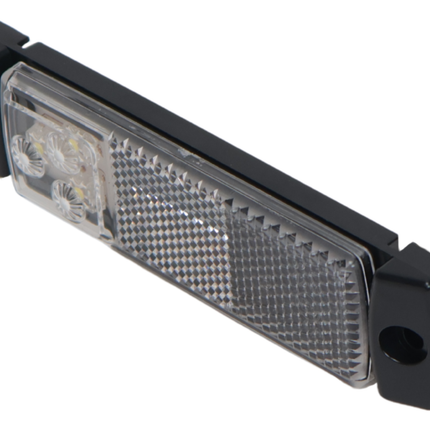 ProPlus Feu de gabarit blanche rectangulaire - Connexion avec fil détaché 2 fils - LED