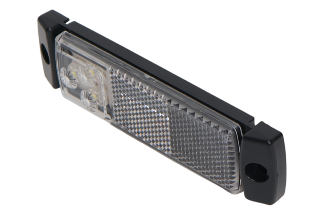 ProPlus Feu de gabarit blanche rectangulaire - Connexion avec fil détaché 2 fils - LED