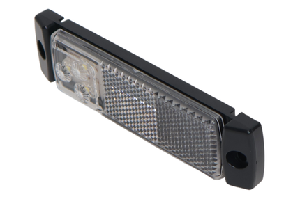 ProPlus Feu de gabarit blanche rectangulaire - Connexion avec fil détaché 2 fils - LED