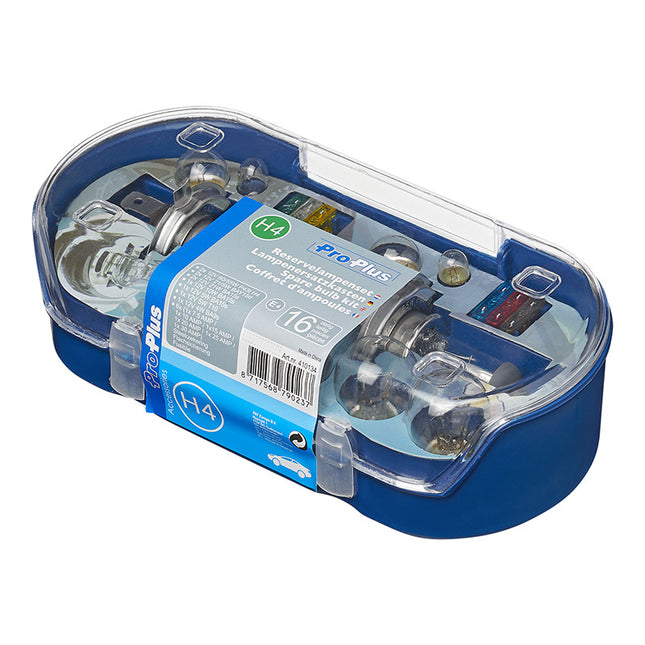 ProPlus Jeu d'ampoules de rechange H4 (16 pièces)