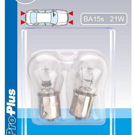 ProPlus Jeu de 2 ampoules, baïonnette 15D 12V 21W