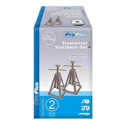 ProPlus Jeu de support pour caravane ou remorque (2 pièces)