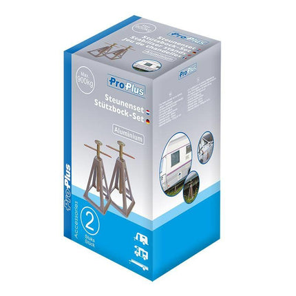 ProPlus Jeu de support pour caravane ou remorque (2 pièces)