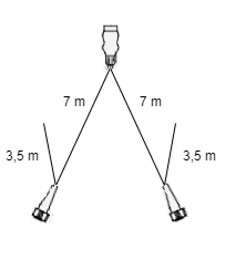 Radex Faisceau de câble Radex - 7 mètres - 13 broches - 2x connecteur 5 broches - y compris les dérivations pour les feux de gabarit