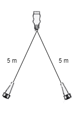 Radex Faisceau de câble Radex - longueur 5 mètres - 7 broches - avec 2x 5 broches prises