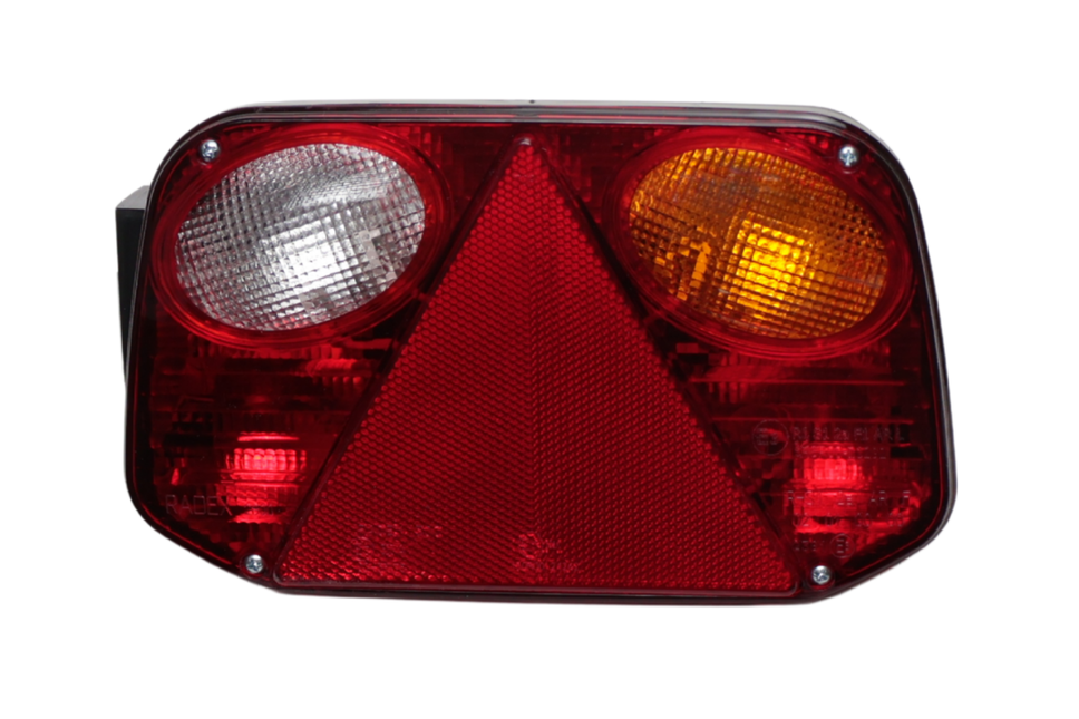 Radex Feu arrière de remorque - Radex 2800 - droite - 240x145x60 mm - connecteur 5 broches baïonnette