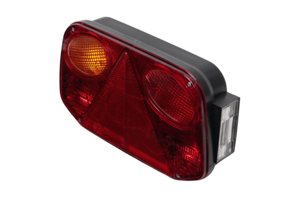 Radex Feu arrière de remorque - Radex 2800 - gauche - 240x145x60 mm - connecteur 5 broches baïonnette