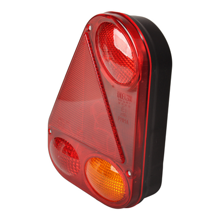 Radex Feu arrière de remorque - Radex 2900 - gauche - 180x240x60 mm - montage vertical - connecteur 5 broches baïonnette