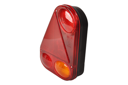 Radex Feu arrière de remorque - Radex 2900 - gauche - 180x240x60 mm - montage vertical - connecteur 5 broches baïonnette