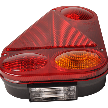 Radex Feu arrière de remorque - Radex 2900 - gauche - 180x240x60 mm - montage vertical - connecteur 5 broches baïonnette