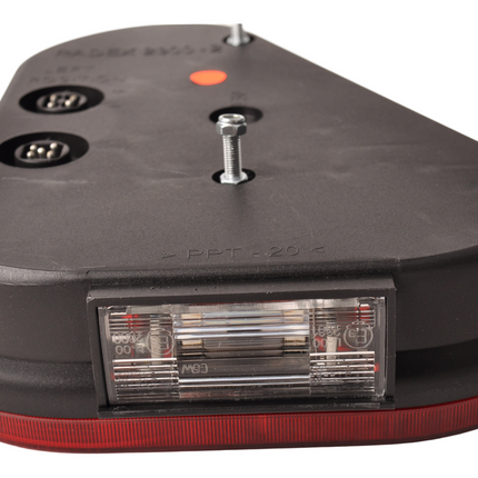 Radex Feu arrière de remorque - Radex 2900 - gauche - 180x240x60 mm - montage vertical - connecteur 5 broches baïonnette