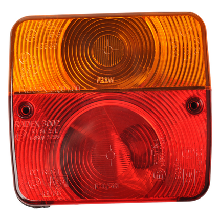 Radex Feu arrière de remorque - Radex 3001 - gauche/droite - 100x105x50 mm - raccordement par passe-câble