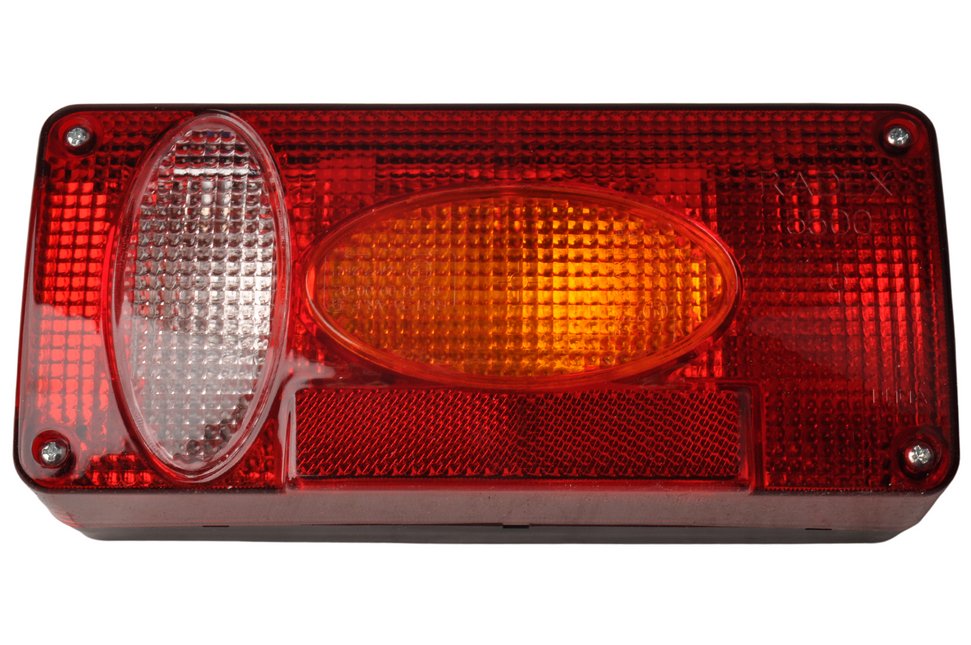 Radex Feu arrière de remorque - Radex 5500 - droite - 216x98x70 mm - connecteur 5 broches baïonnette