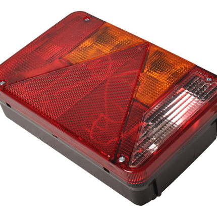 Radex Feu arrière de remorque - Radex 5900 - droite - 220x140x60 mm - connecteur 5 broches baïonnette