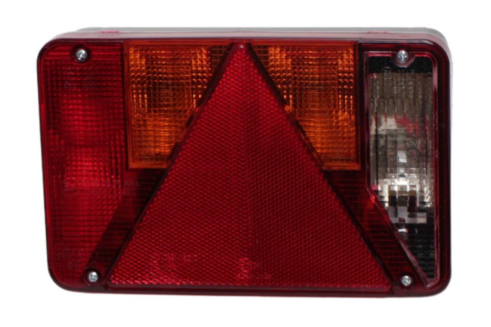 Radex Feu arrière de remorque - Radex 5900 - droite - 220x140x60 mm - connecteur 5 broches baïonnette