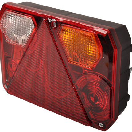 Radex Feu arrière de remorque - Radex 6400 - droite - 200x140x52 mm - connecteur 5 broches baïonnette