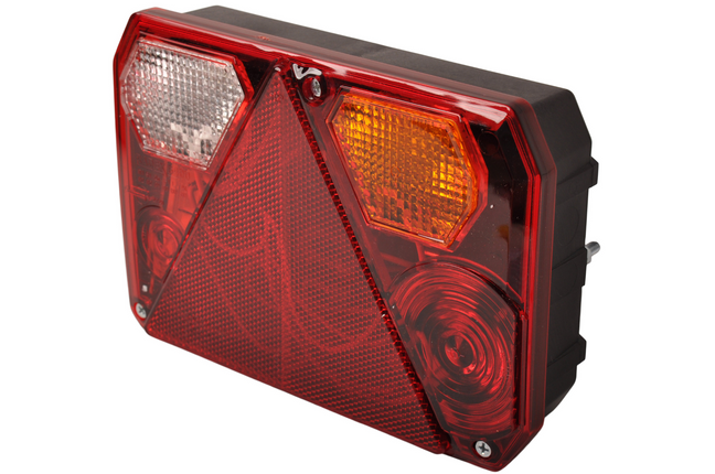 Radex Feu arrière de remorque - Radex 6400 - droite - 200x140x52 mm - connecteur 5 broches baïonnette