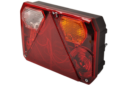 Radex Feu arrière de remorque - Radex 6400 - droite - 200x140x52 mm - connecteur 5 broches baïonnette