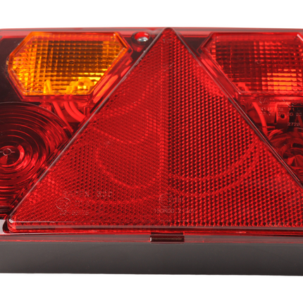 Radex Feu arrière de remorque - Radex 6400 - gauche - 200x140x52 mm - connecteur 5 broches baïonnette