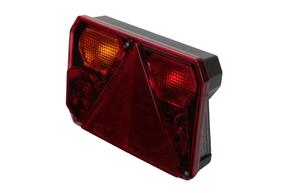 Radex Feu arrière de remorque - Radex 6400 - gauche - 200x140x52 mm - connecteur 5 broches baïonnette