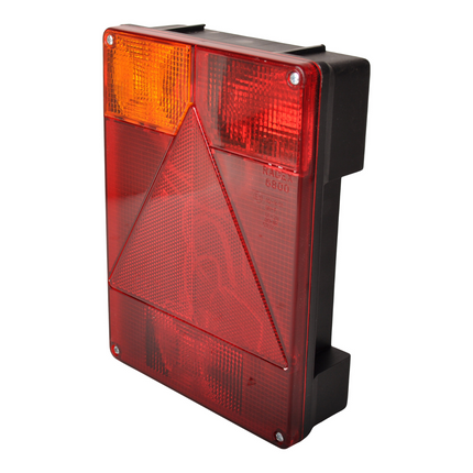 Radex Feu arrière de remorque - Radex 6800 - gauche - 160x220x60 mm - connecteur 5 broches baïonnette