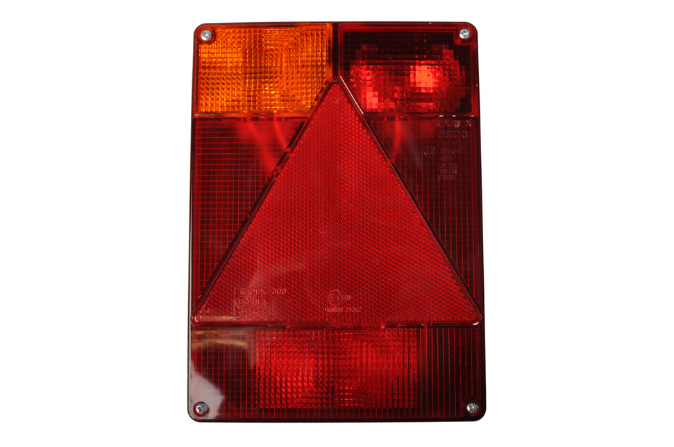 Radex Feu arrière de remorque - Radex 6800 - gauche - 160x220x60 mm - connecteur 5 broches baïonnette