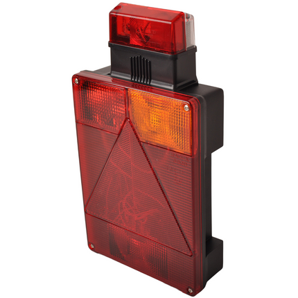 Radex Feu arrière de remorque - Radex 6801 - droite - 160x290x60 mm - connecteur 5 broches baïonnette