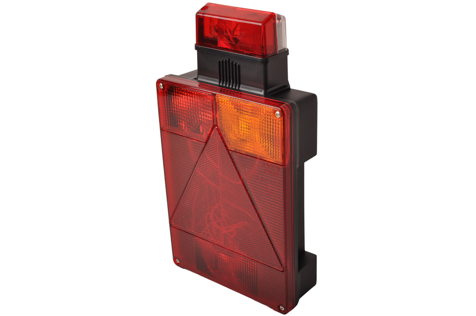 Radex Feu arrière de remorque - Radex 6801 - droite - 160x290x60 mm - connecteur 5 broches baïonnette