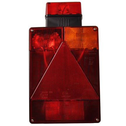Radex Feu arrière de remorque - Radex 6801 - droite - 160x290x60 mm - connecteur 5 broches baïonnette