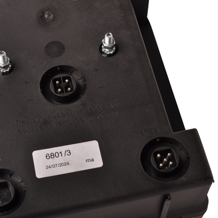 Radex Feu arrière de remorque - Radex 6801 - droite - 160x290x60 mm - connecteur 5 broches baïonnette