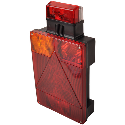 Radex Feu arrière de remorque - Radex 6801 - gauche - 160x290x60 mm - connecteur 5 broches baïonnette