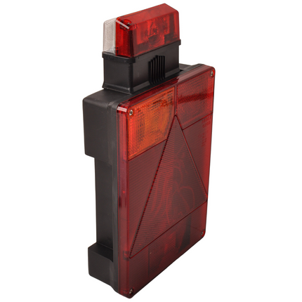 Radex Feu arrière de remorque - Radex 6801 - gauche - 160x290x60 mm - connecteur 5 broches baïonnette