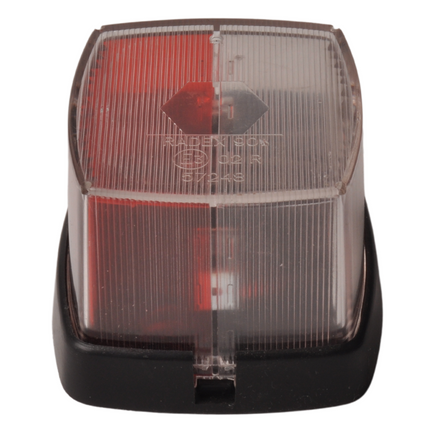 Radex Feu de gabarit 901 rouge/blanc sur support