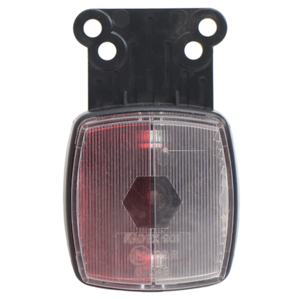 Radex Feu de gabarit 901 rouge/blanc sur support