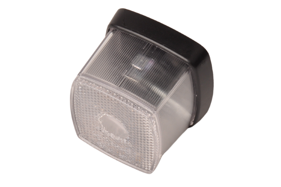 Radex Feu de gabarit PN910 - blanc - feu unique - 63x66 mm avec catadioptres