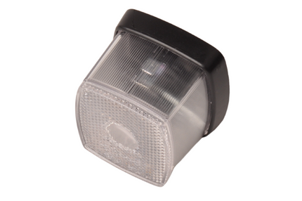 Radex Feu de gabarit PN910 - blanc - feu unique - 63x66 mm avec catadioptres