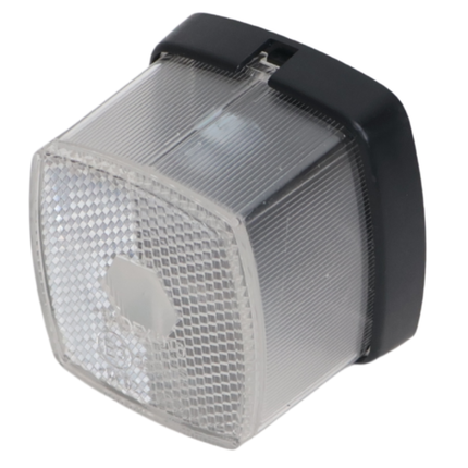 Radex Feu de gabarit PN910 - blanc - feu unique - 63x66 mm avec catadioptres