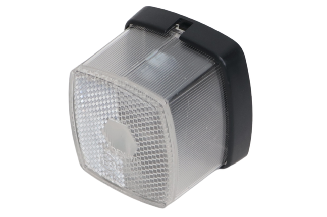 Radex Feu de gabarit PN910 - blanc - feu unique - 63x66 mm avec catadioptres