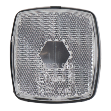 Radex Feu de gabarit PN910 - blanc - feu unique - 63x66 mm avec catadioptres