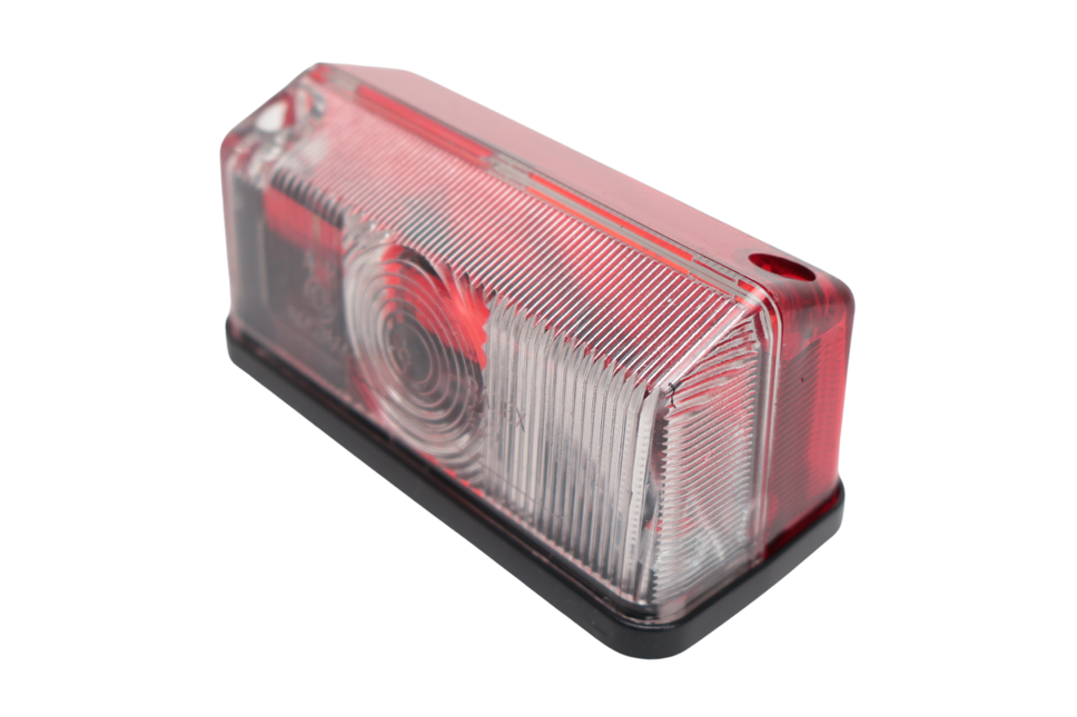 Radex Feu de gabarit type 925 rouge/blanc, matériel de montage inclus