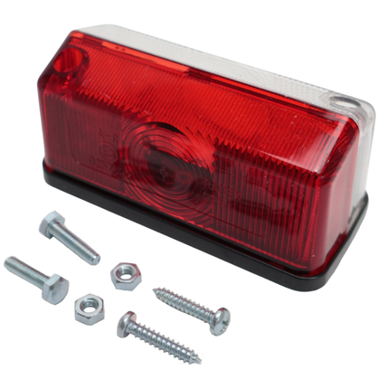 Radex Feu de gabarit type 925 rouge/blanc, matériel de montage inclus