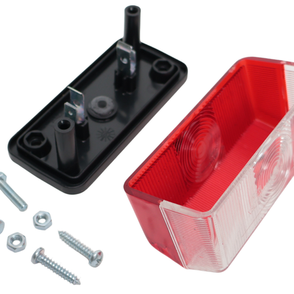 Radex Feu de gabarit type 925 rouge/blanc, matériel de montage inclus