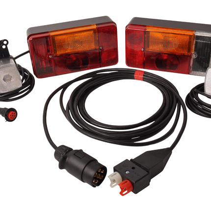 Radex Kit d'éclairage - Radex 5001 - 5 mètres de câble principal - 7 broches  - y compris les feux de gabarit